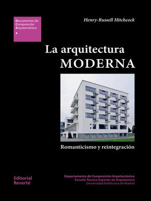 cover image of La arquitectura moderna